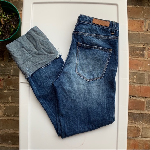 Cuffed & Distressed Zara Jeans 👖 - Picture 2 of 6